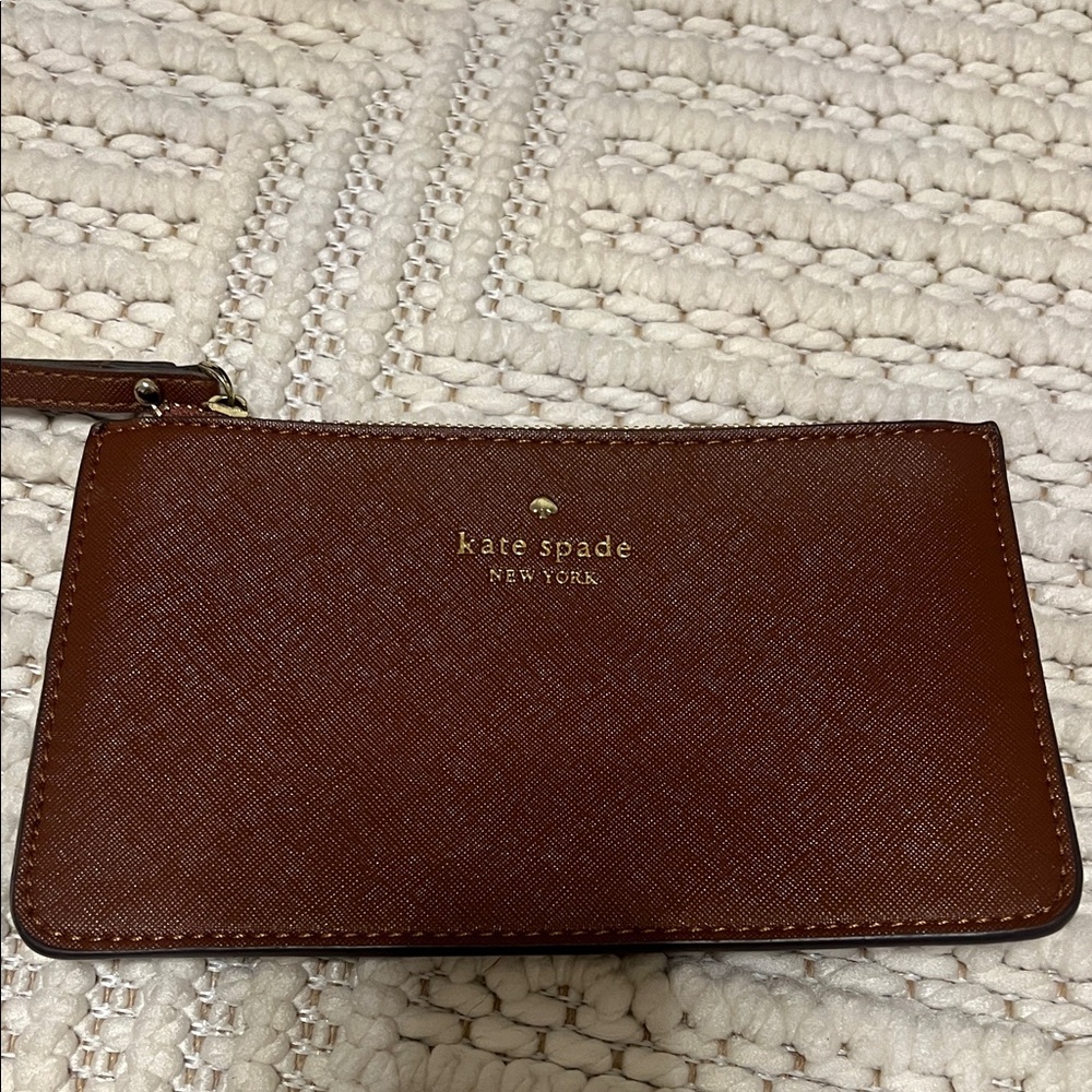 Kate Spade Rich Brown Wristlet